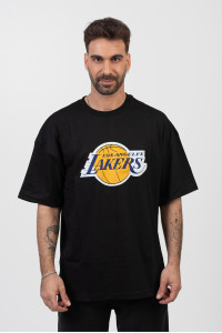 OVERSIZE Men's T-Shirt LOS ANGELES LAKERS BLACK