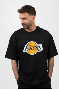 OVERSIZE Men's T-Shirt LOS ANGELES LAKERS BLACK