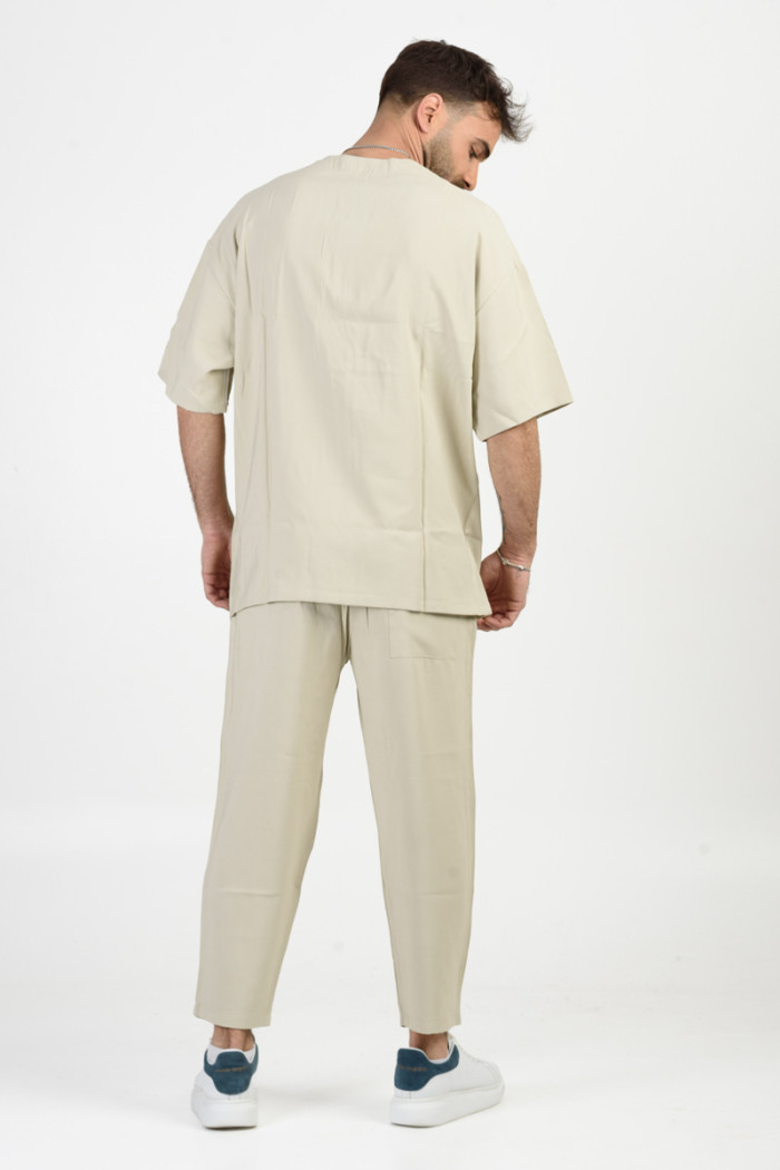 Men's linen blouse COTTON4ALL Ecru 24-943