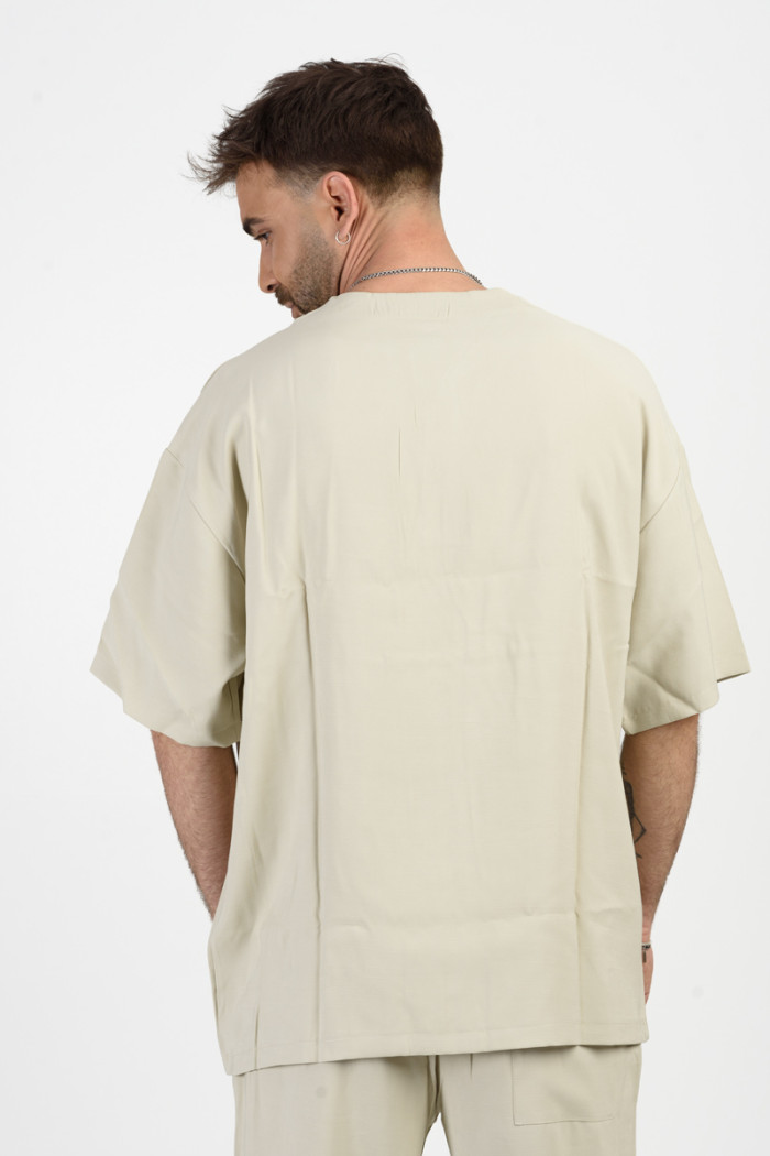Men's linen blouse COTTON4ALL Ecru 24-943