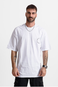 OVERSIZE Men's T-shirt TRUTH 25-237 WHITE