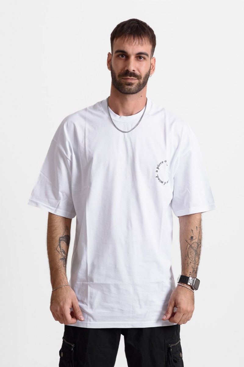 OVERSIZE Men's T-shirt TRUTH 25-237 WHITE