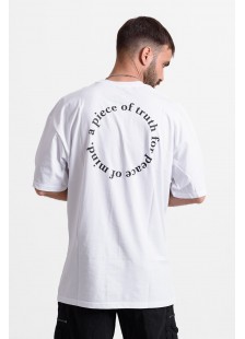 OVERSIZE Herren-T-Shirt TRUTH 25-237 WEISS OVERSIZE Herren-T-Shirt TRUTH 25-237 WEISS