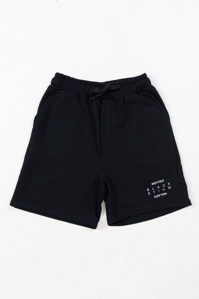 Sports Bermuda shorts COTTON4ALL 025-260 BLACK