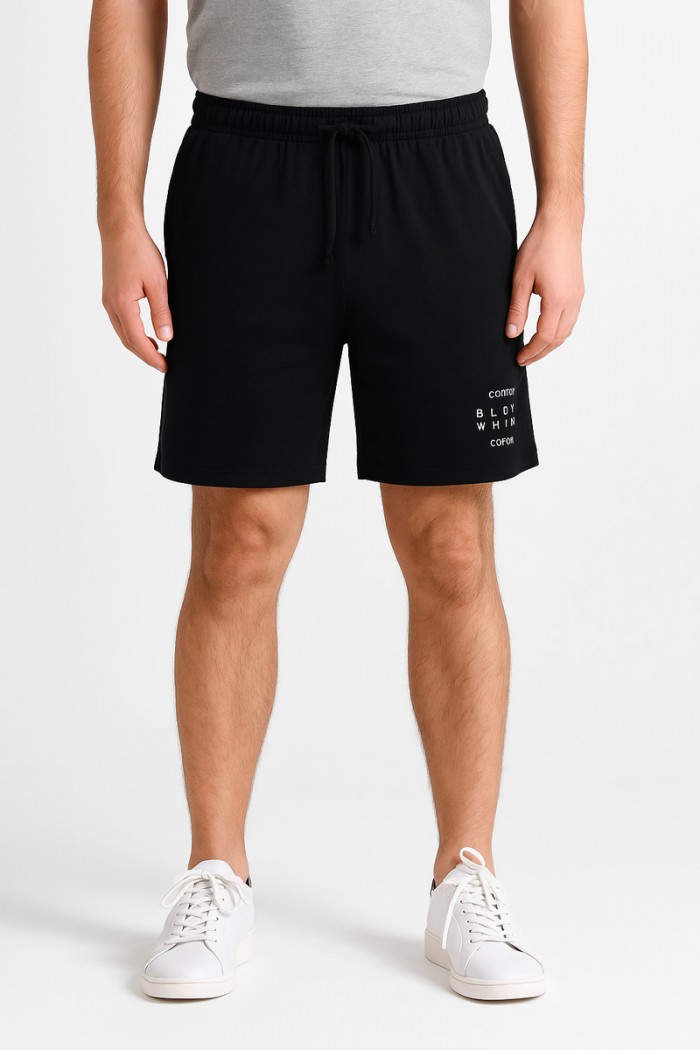 Sports Bermuda shorts COTTON4ALL 25-260 BLACK