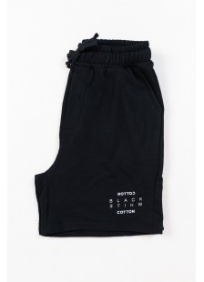Sports Bermuda shorts COTTON4ALL 025-260 BLACK Sports Bermuda shorts COTTON4ALL 025-260 BLACK