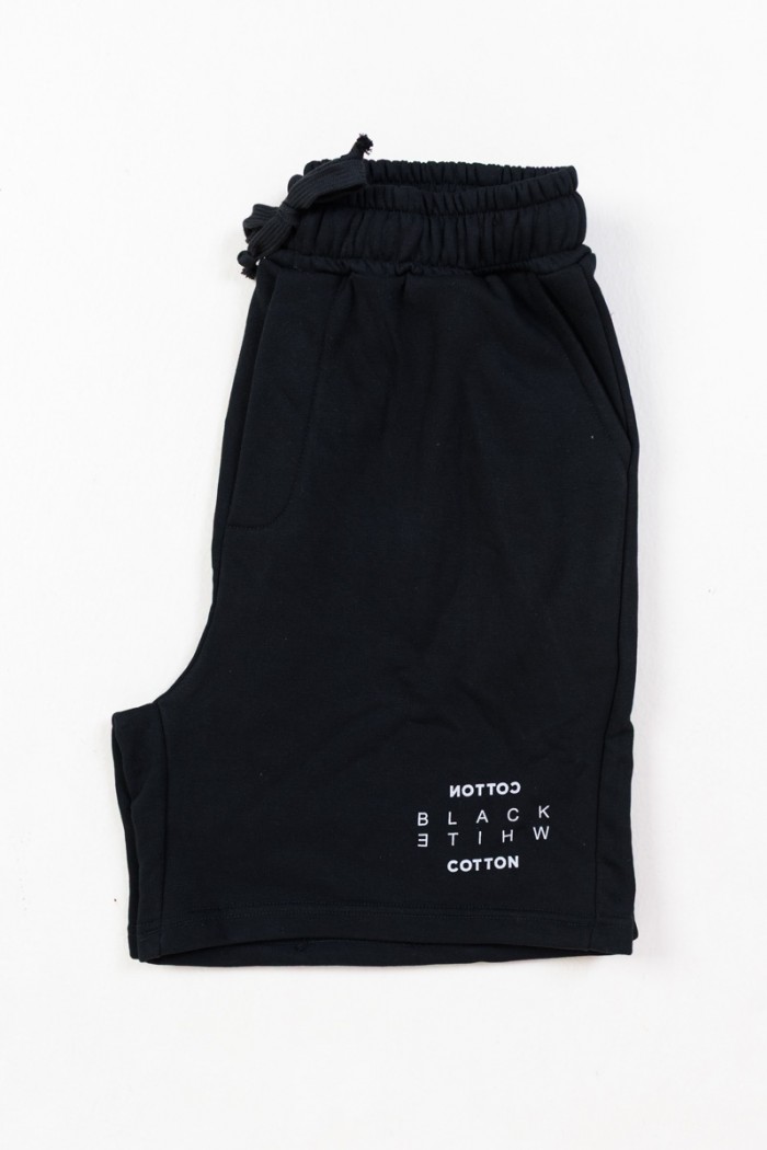 Sports Bermuda shorts COTTON4ALL 25-260 BLACK