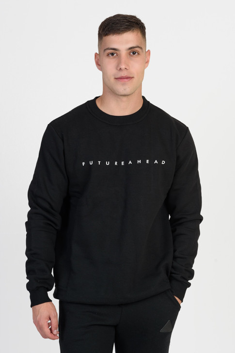 Sweatshirt COTTON4ALL FUTUREHEAD 25-102 BLACK
