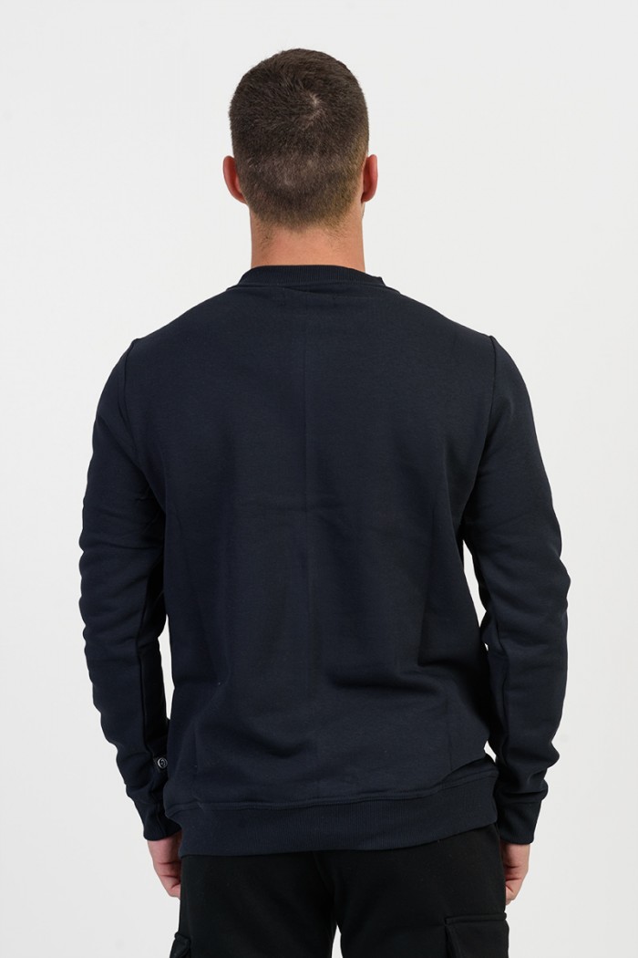 Sweatshirt COTTON4ALL GOOD LUCK 25-103 NAVY