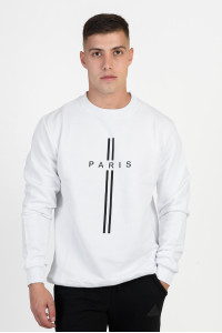 Sweatshirt COTTON4ALL PARIS 25-106 WHITE