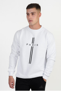 Sweatshirt COTTON4ALL PARIS 25-106 WHITE