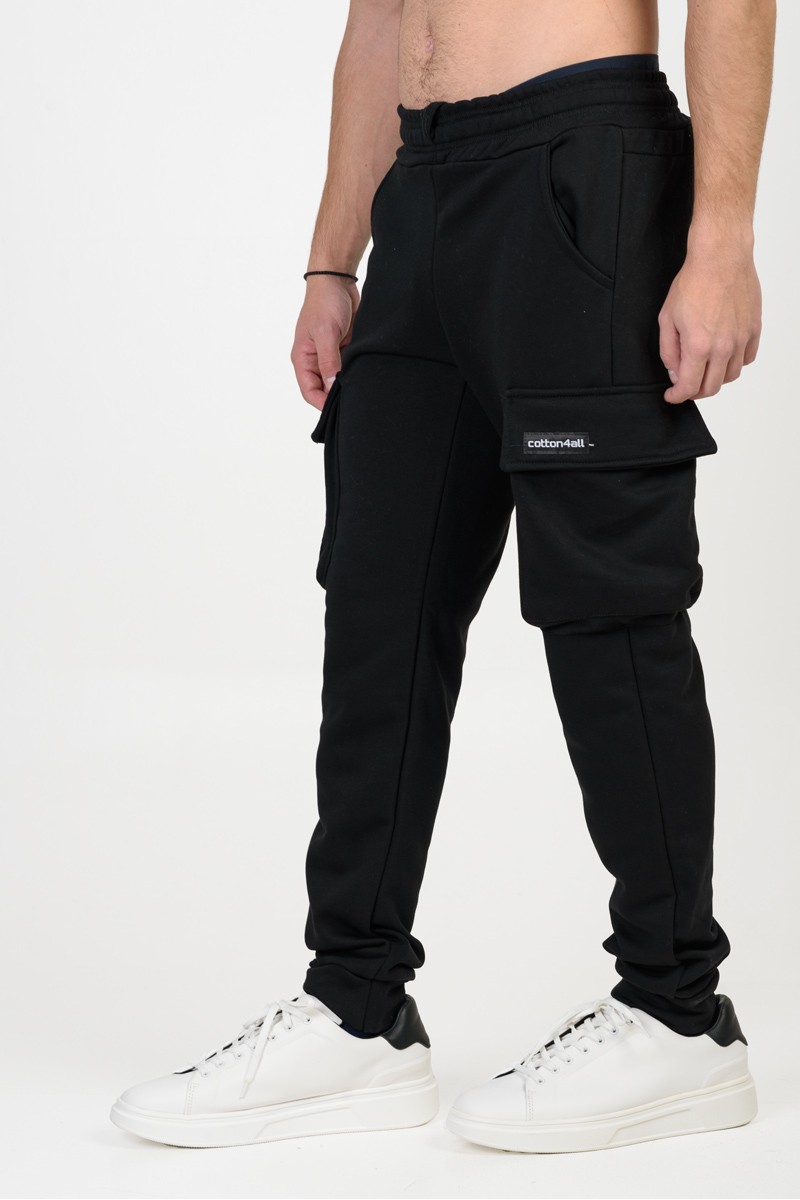 Herren Sweatshirt CARGO COTTON4ALL 25-139 BLACK