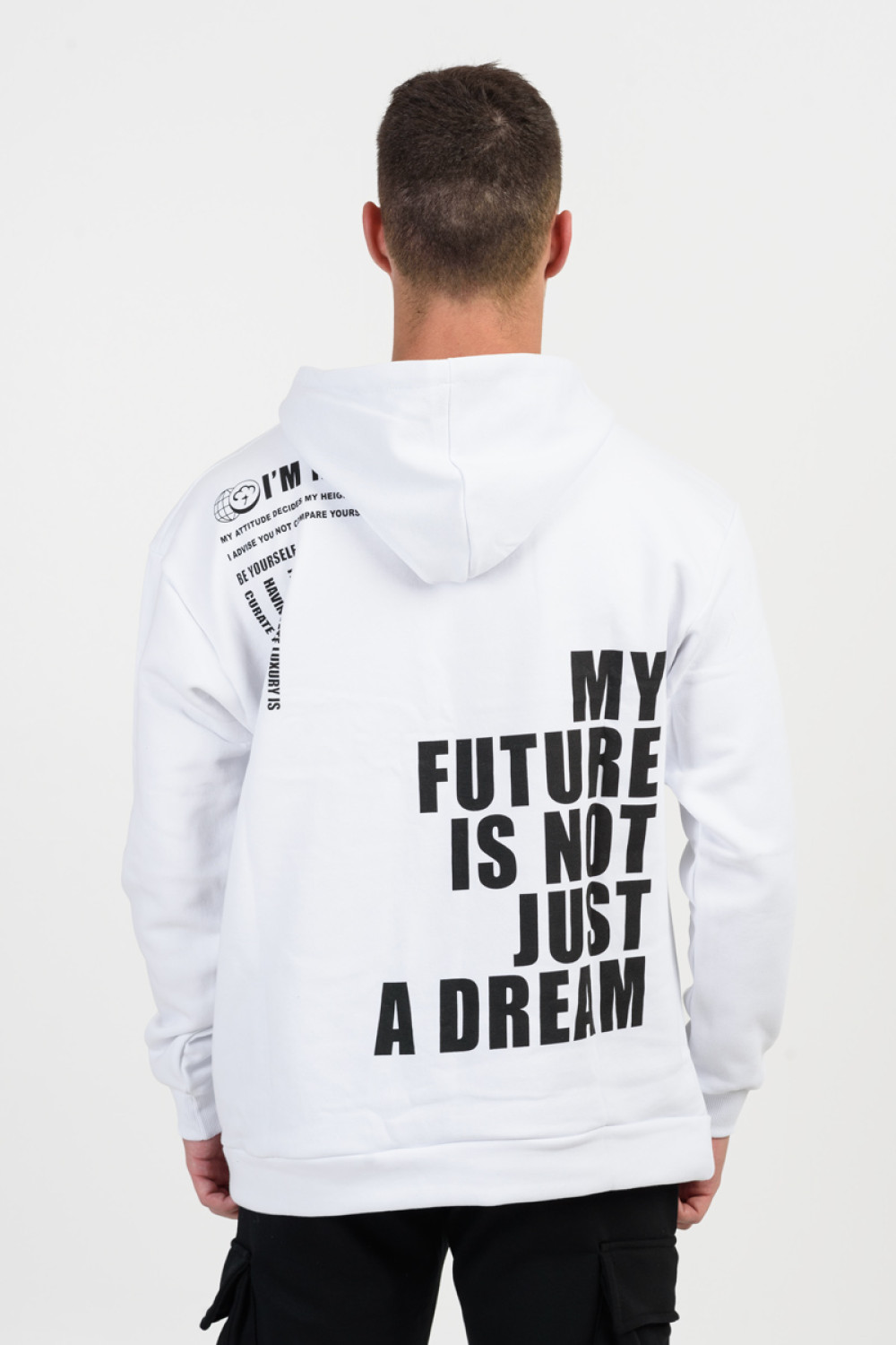 Oversize Blouse with sweatshirt COTTON4ALL 25-142 DREAM