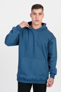 Oversize Sweatshirt Blouse COTTON4ALL 25-144 BLUE RAF