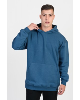 Sweatshirt in Übergröße Bluse COTTON4ALL 25-144 BLUE RAF