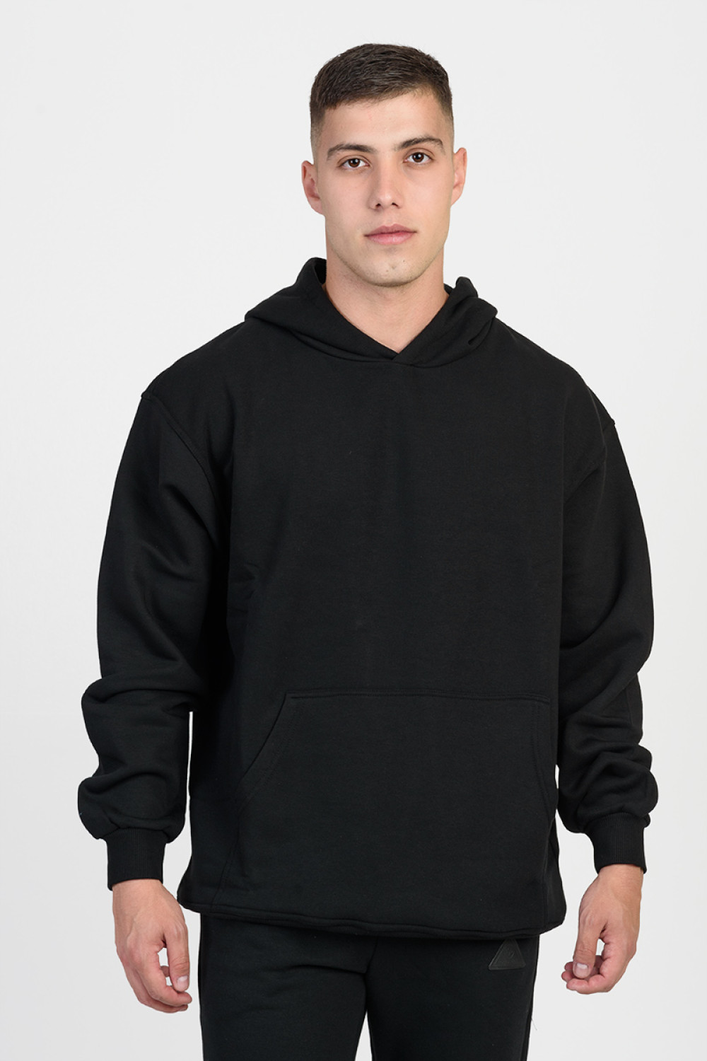 Oversize Sweatshirt COTTON4ALL 25-144 BLACK