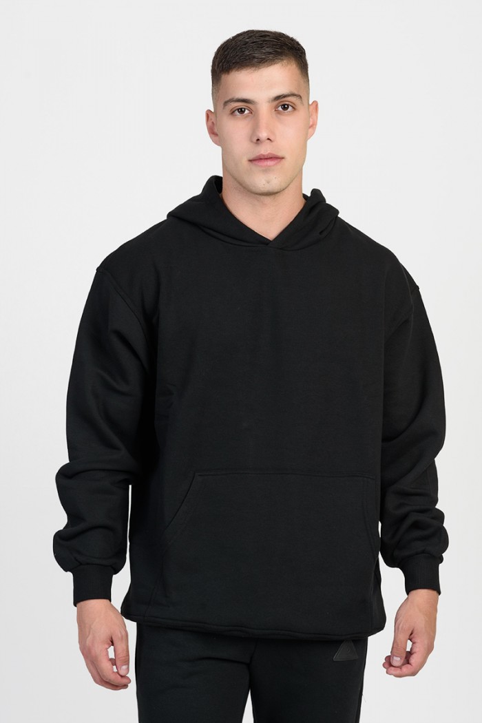 Sweatshirt in Übergröße COTTON4ALL 25-144 BLACK