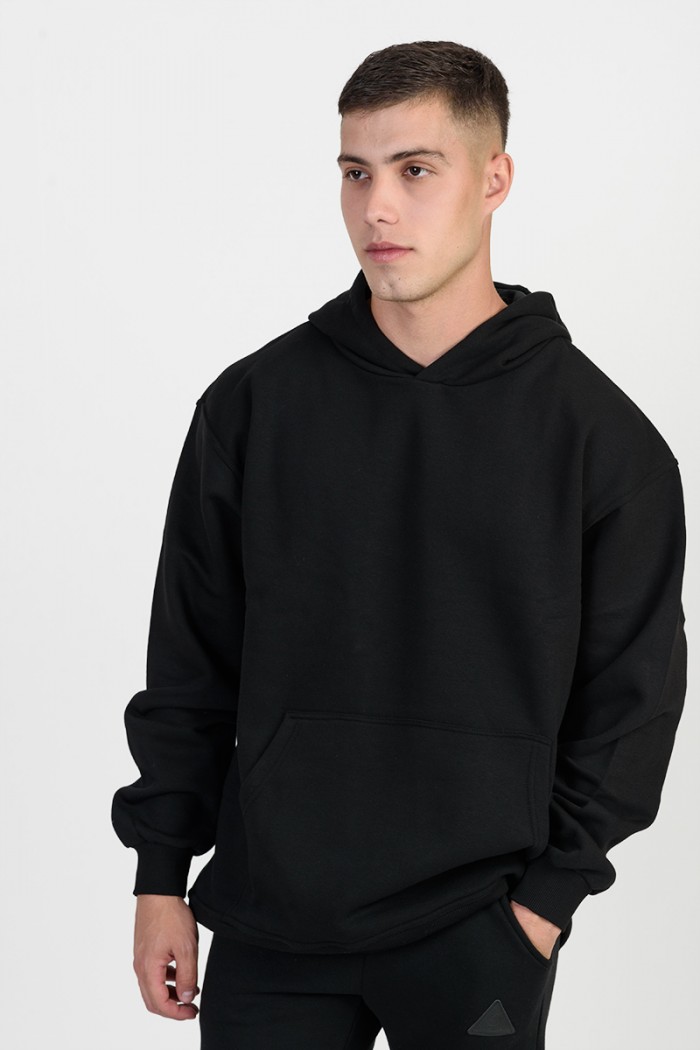 Sweatshirt in Übergröße COTTON4ALL 25-144 BLACK