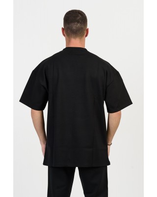 Men's oversized blouse COTTON4ALL 25-150 BLACK
