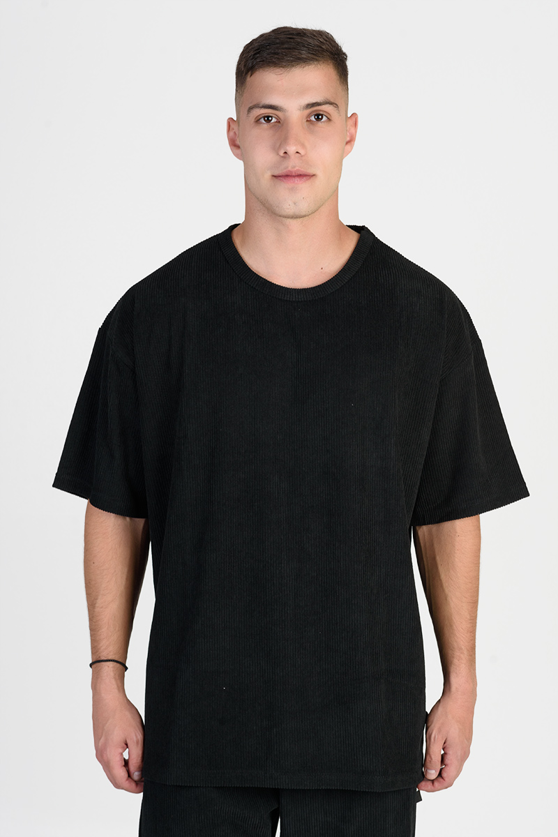 Herrenbluse in Übergröße COTTON4ALL Corduroy 25-155