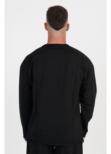 Men's monochrome blouse COTTON4ALL 25-158 BLACK Men's monochrome blouse COTTON4ALL 25-158 BLACK