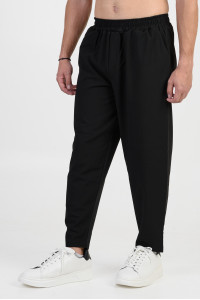 Men's woven trousers COTTON4ALL 25-159/25-250 BLACK