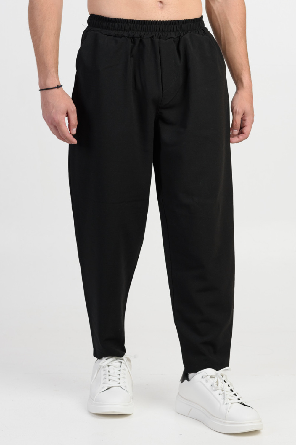 Men's woven trousers COTTON4ALL 25-159/25-250 BLACK