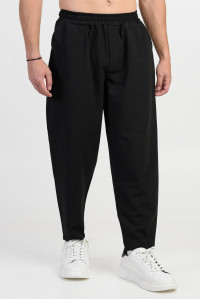 Men's woven trousers COTTON4ALL 25-159/25-250 BLACK