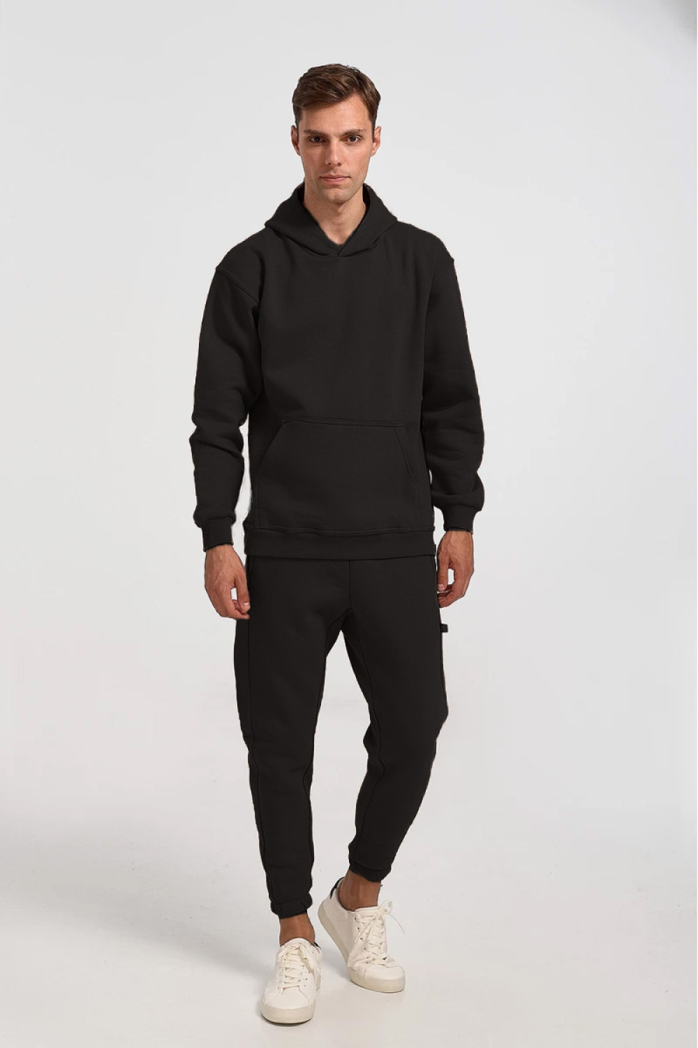 Men's sweatshirt sweatpants COTTON4ALL 25-181 BLACK