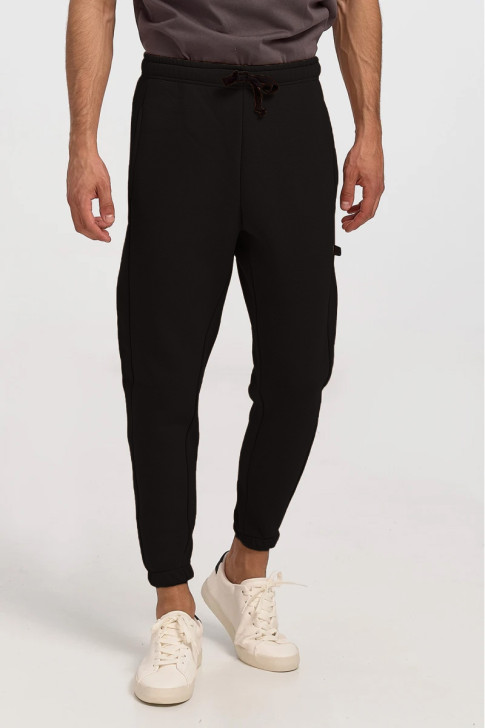 Men's sweatshirt sweatpants COTTON4ALL 25-181 BLACK