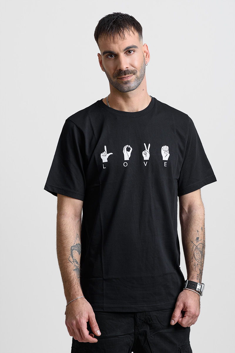 Men's T-Shirt Cotton4all 25-200 Black