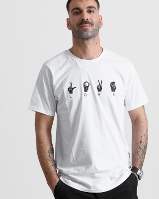 Herren T-Shirt Cotton4all 25-200 Weiß