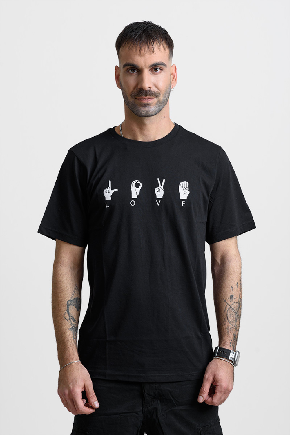 Men's T-Shirt Cotton4all 25-200 Black
