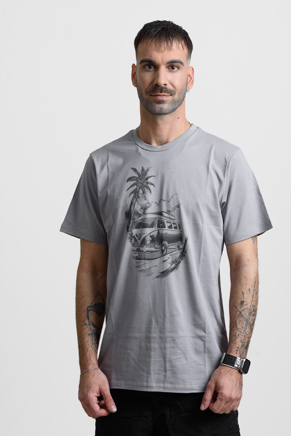 Men's T-Shirt Cotton4all 25-202 Grey