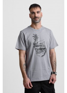 Men's T-Shirt Cotton4all 25-202 Grey Men's T-Shirt Cotton4all 25-202 Grey