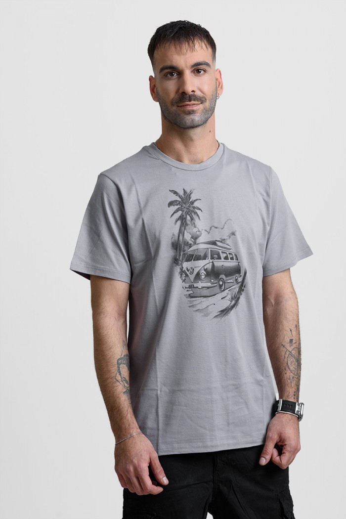 Herren T-Shirt Cotton4all 25-202 Grau