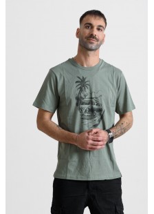 Men's T-Shirt Cotton4all 25-202 Khaki Men's T-Shirt Cotton4all 25-202 Khaki