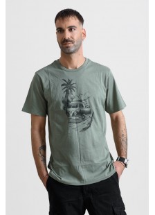 Men's T-Shirt Cotton4all 25-202 Khaki Men's T-Shirt Cotton4all 25-202 Khaki
