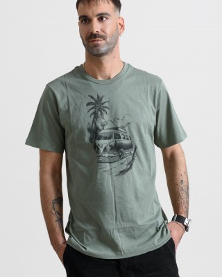 Herren T-Shirt Cotton4all 25-202 Khaki