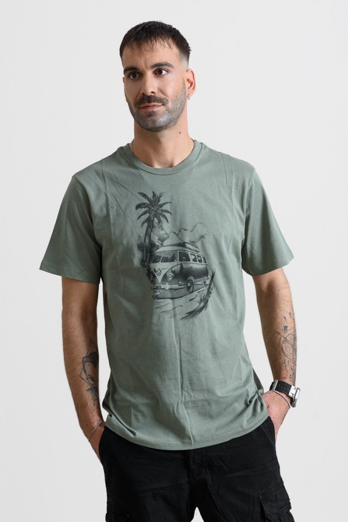 Men's T-Shirt Cotton4all 25-202 Khaki