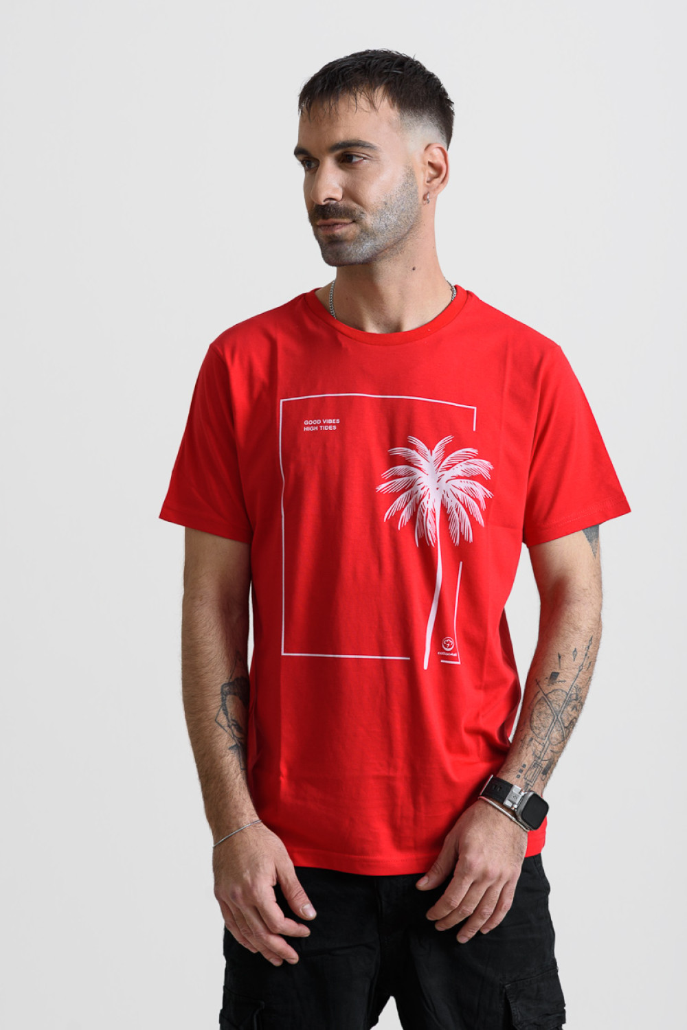Men's T-Shirt Cotton4all 25-207 Red
