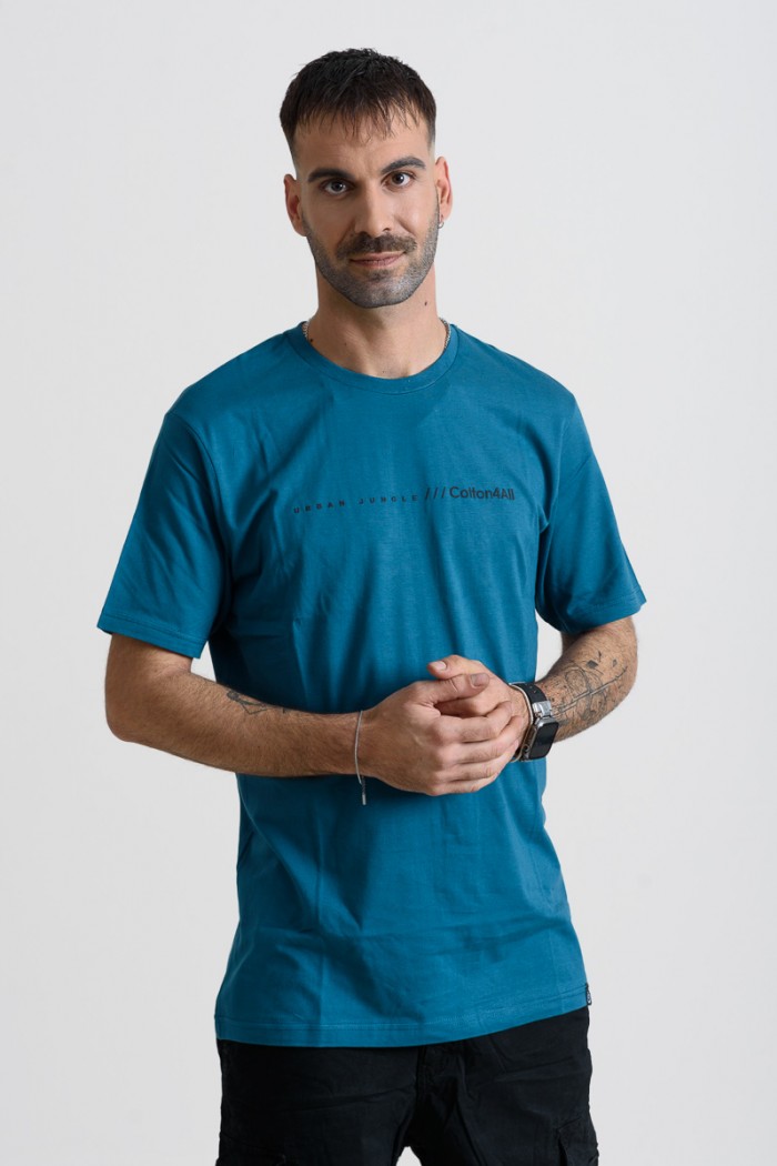 Men's T-Shirt Cotton4all 25-208 Petrol