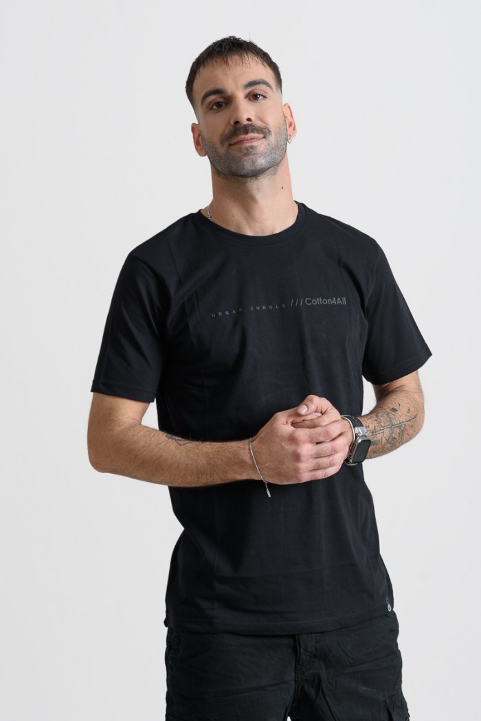 Men's T-Shirt Cotton4all 25-208 Black