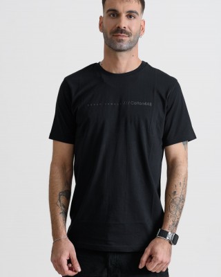 Herren T-Shirt Cotton4all 25-208 Schwarz