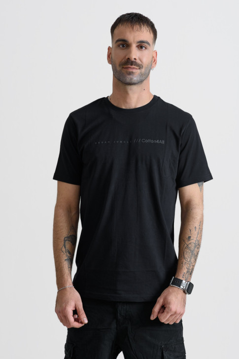 Men's T-Shirt Cotton4all 25-208 Black