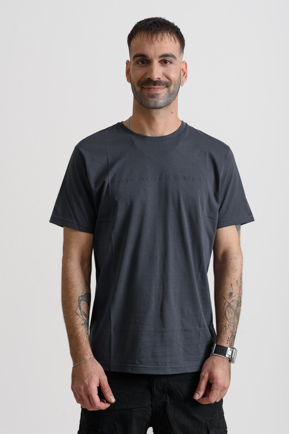 Men's T-Shirt Cotton4all 25-208 Anthracite