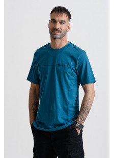 Herren T-Shirt Cotton4all 25-208 Petrol