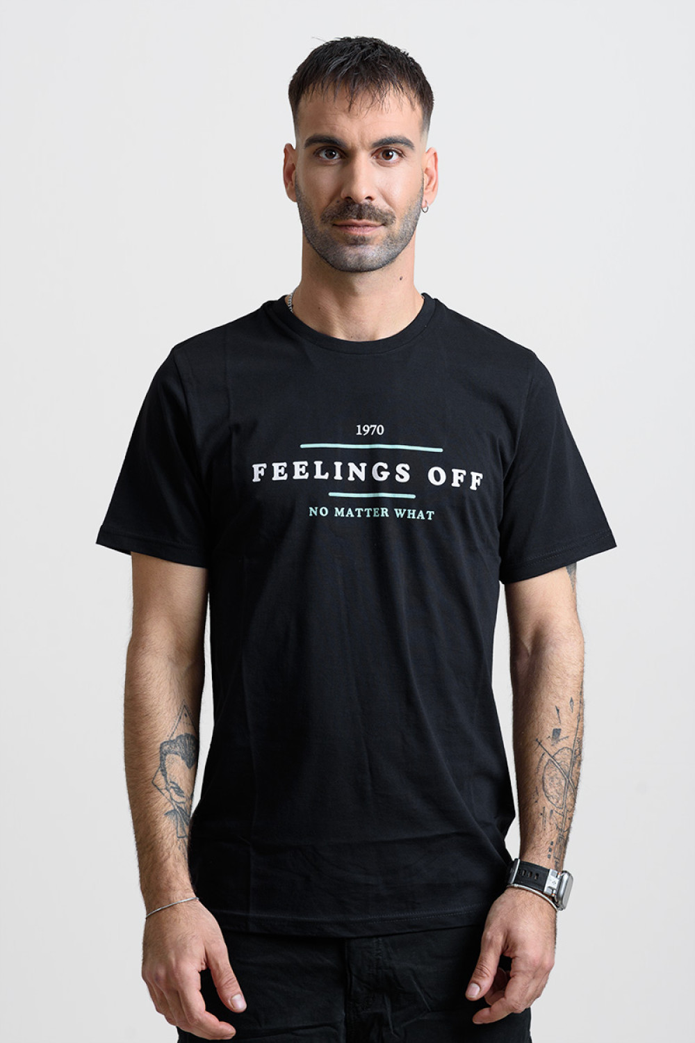 Men's T-Shirt Cotton4all 25-213 Black