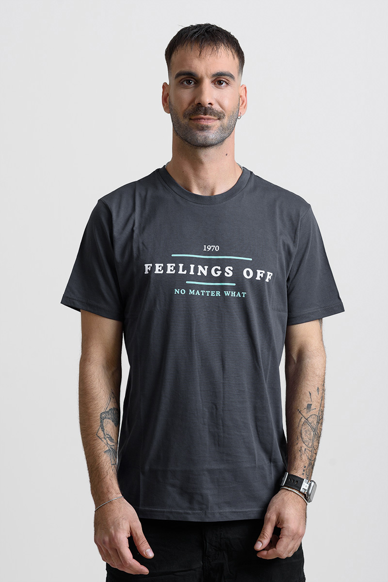 Men's T-Shirt Cotton4all 25-213 Anthracite Men's T-Shirt Cotton4all 25-213 Anthracite
