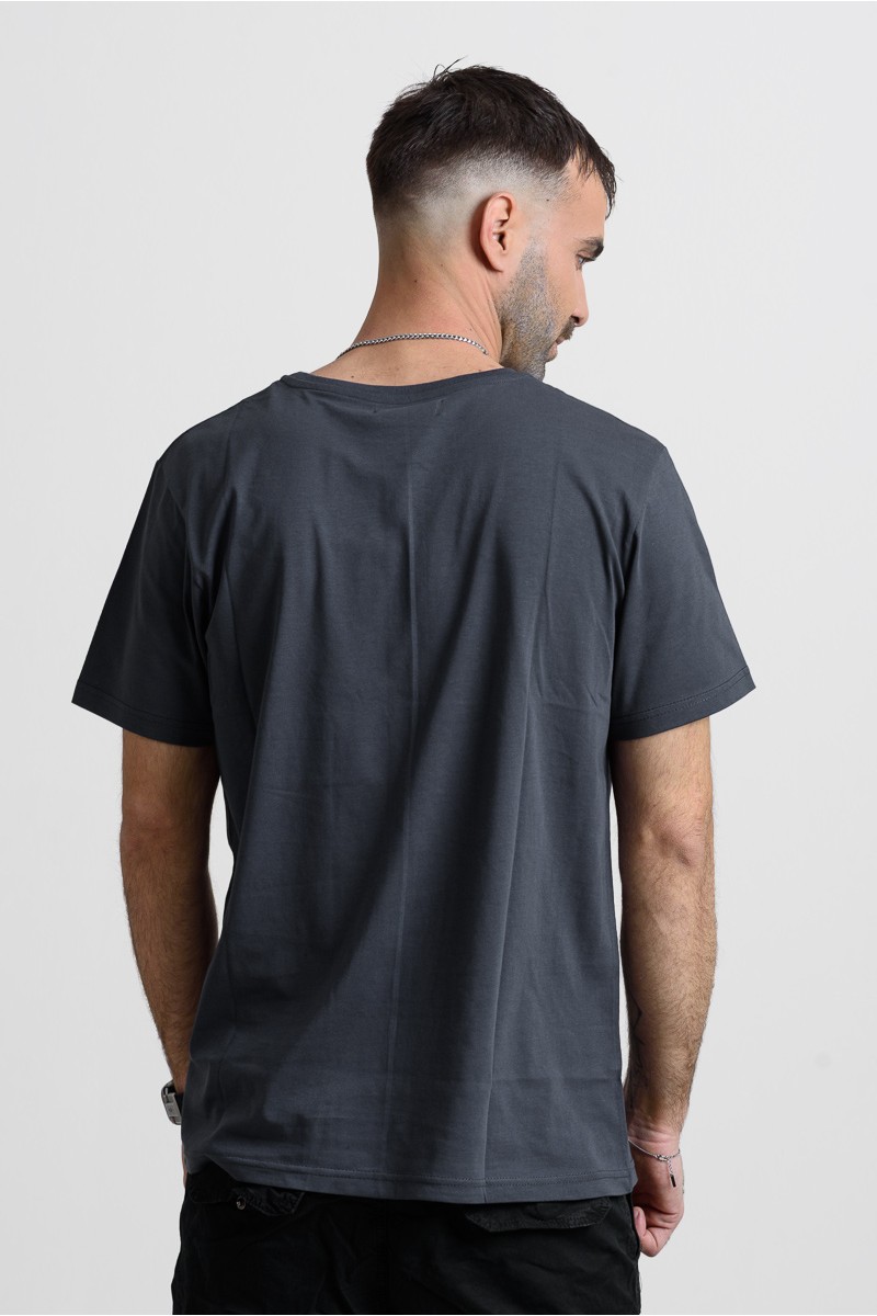 Herren T-Shirt Cotton4all 25-214 Anthrazit